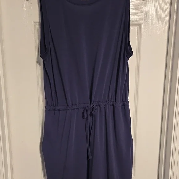 Columbia | Dresses | Columbia Deep Blue Sleeveless Midi Dress | Poshmark
